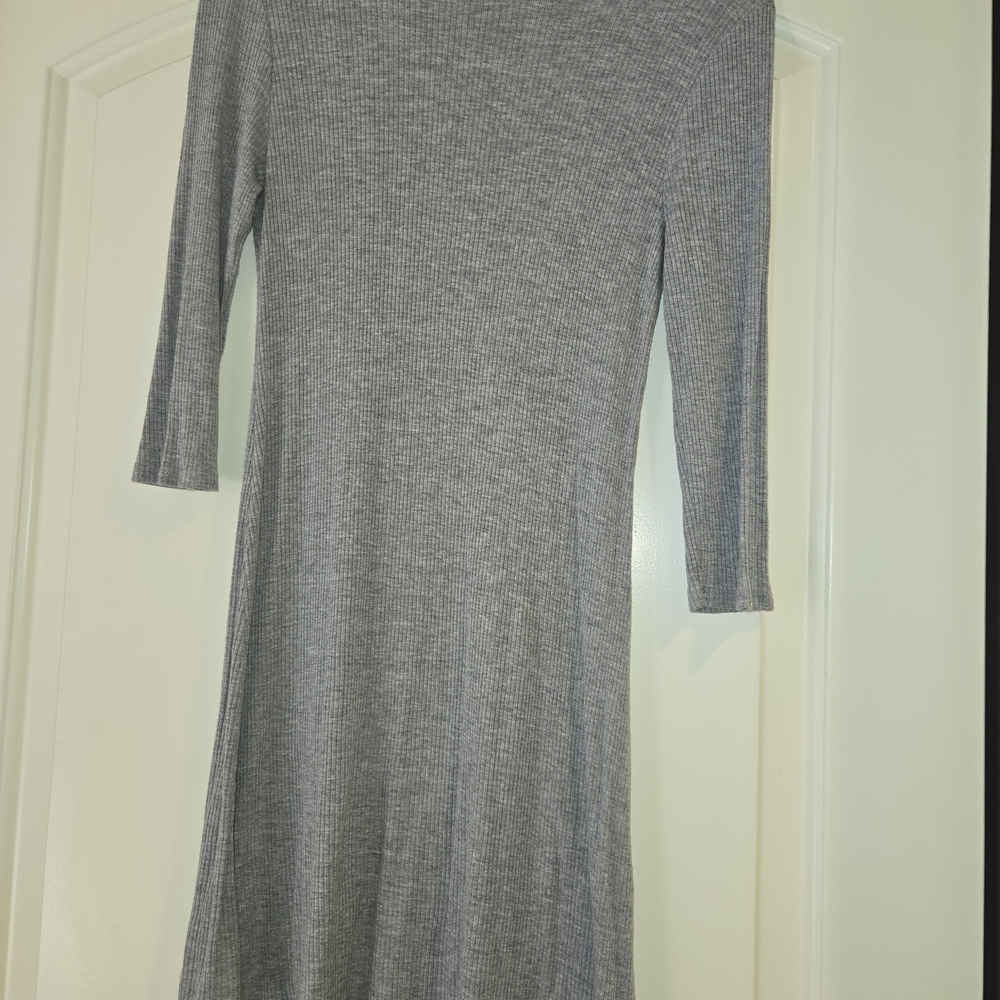Elegant Gray Women's Dress